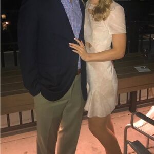 Blush Suede Mini Dress